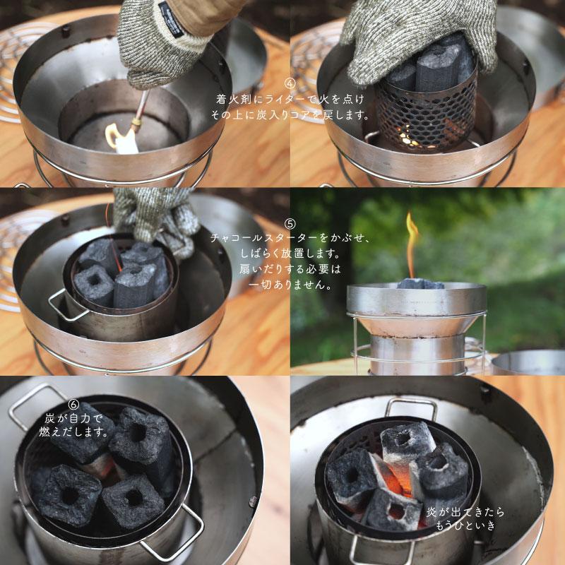 YOKA 七輪 丸型 BBQ コンロ YOKA SHICHIRIN++4th バーベキュー