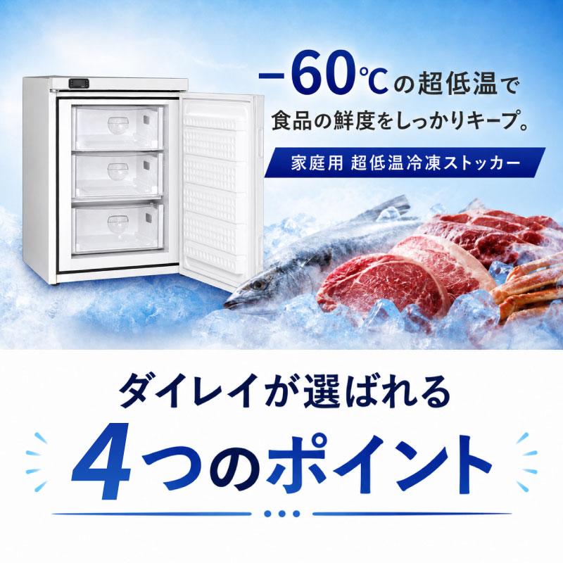 ダイレイ（DAIREI） 冷凍庫 家庭用 超低温冷凍庫 フィッシュボックス