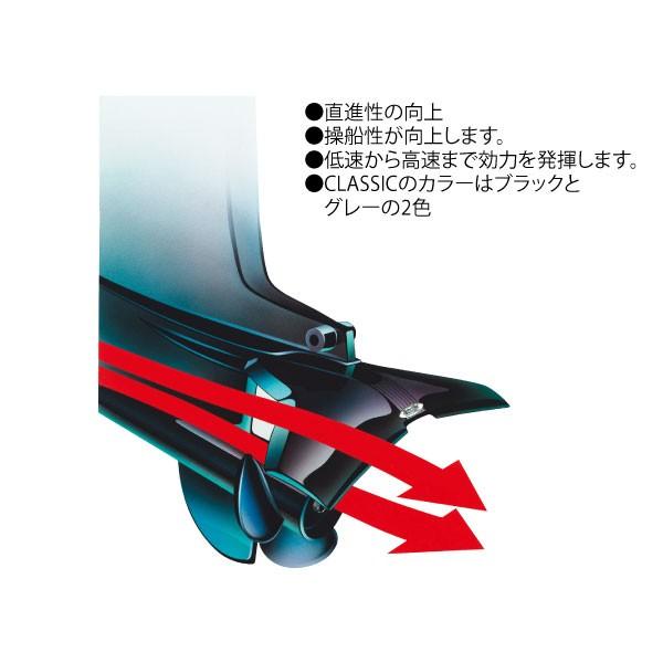船外機 ハイドロフォイル スタビライザー 40-300馬力 船外機用 クラシック L ブラック 黒 SR-1 ボート スピード 安定 
