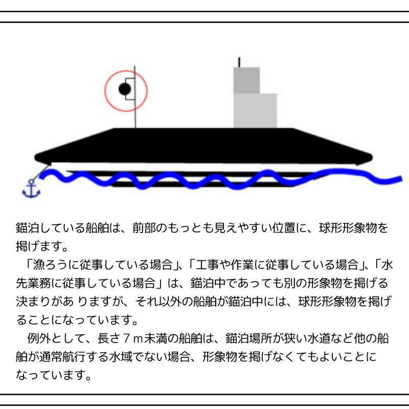 黒球 コッキュウ 2個セット 黒色 球形形象物 TK-2 法定備品 小型船舶用 2個セット ボート 船 錨泊 昼間｜osawamarine｜02