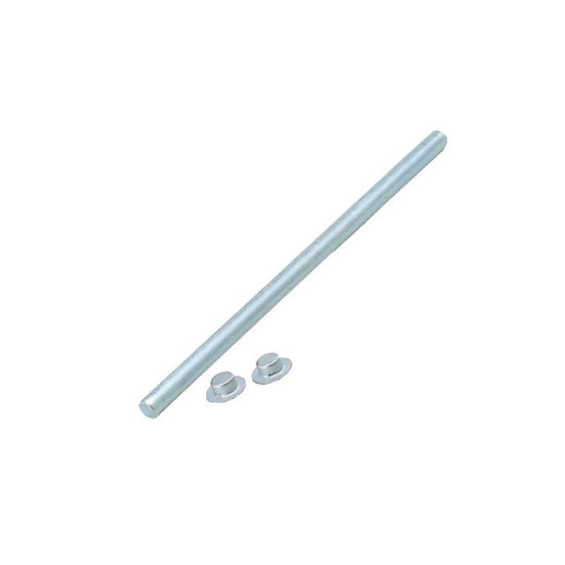 4インチキールローラー用 ローラーシャフト スチール製 136x16.0mm