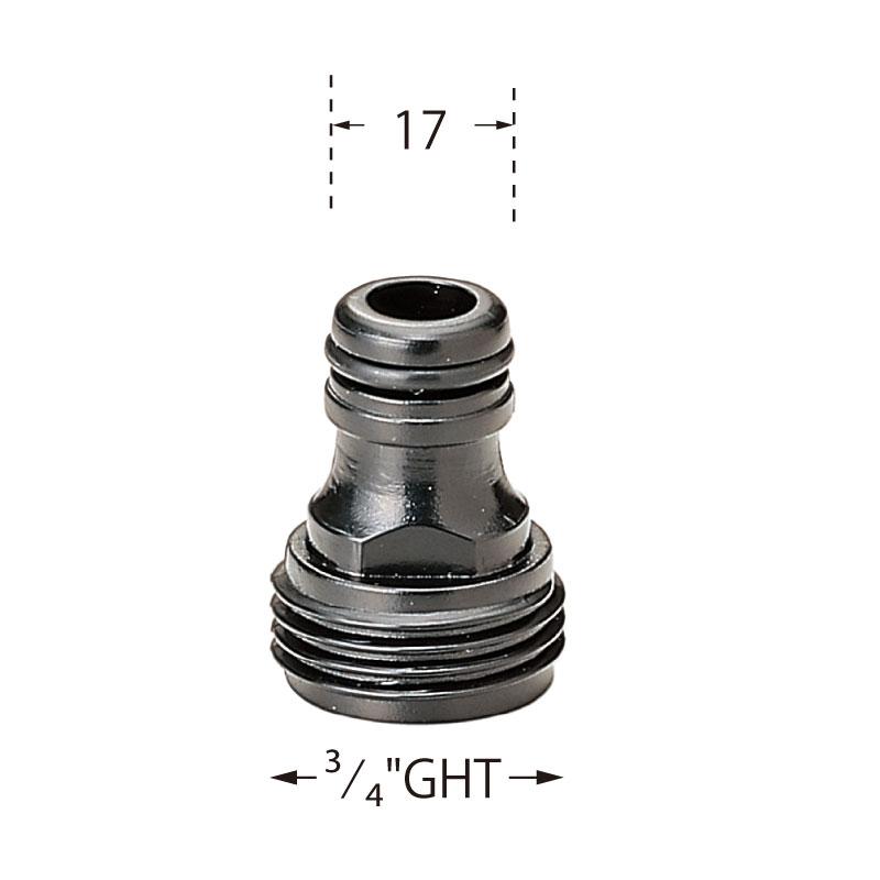 モーターフラッシャー用 ホース 接続アダプター 16-17mm | ブランド登録なし | 01