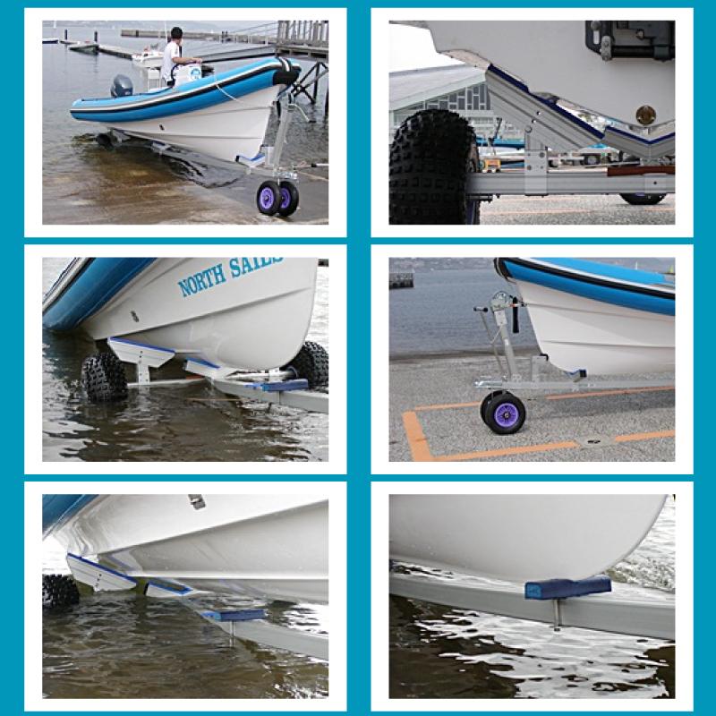 ファクトリーゼロ ボートランチャー 大型ランチャー ハンドトレーラー 