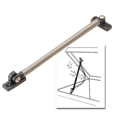 ハッチサポートスプリング 開閉補助具 全長21cm 直径1cm : ユニマット