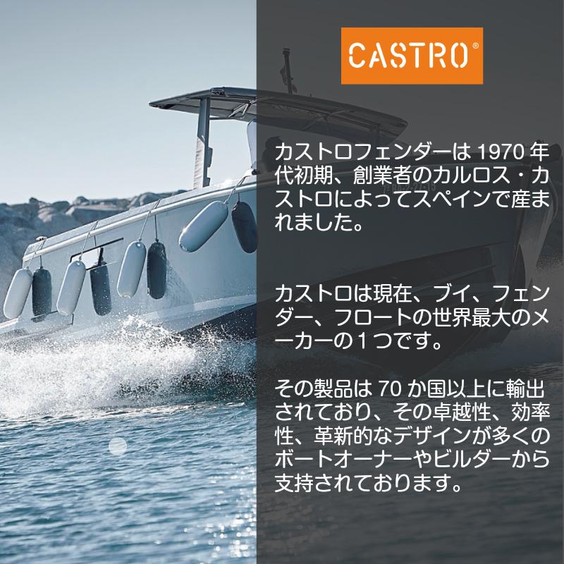ボート ブイ フェンダー エアフェンダー Aシリーズ カストロ CASTRO A-5HD 全長80cm 船舶の画像