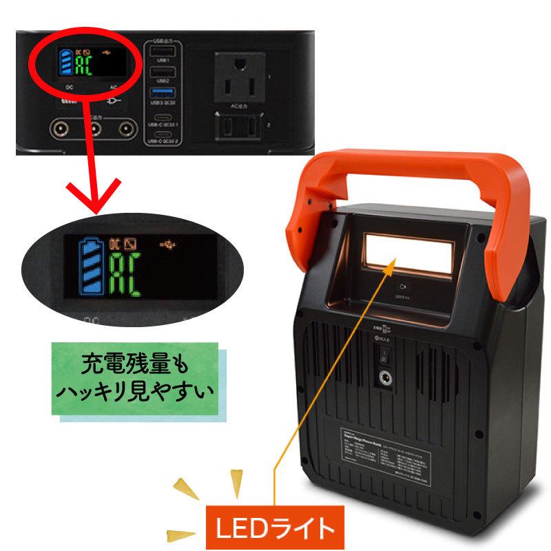 ポータブル電源 防災 電源 スーパーメガパワーステーション SSBSPSMPB2