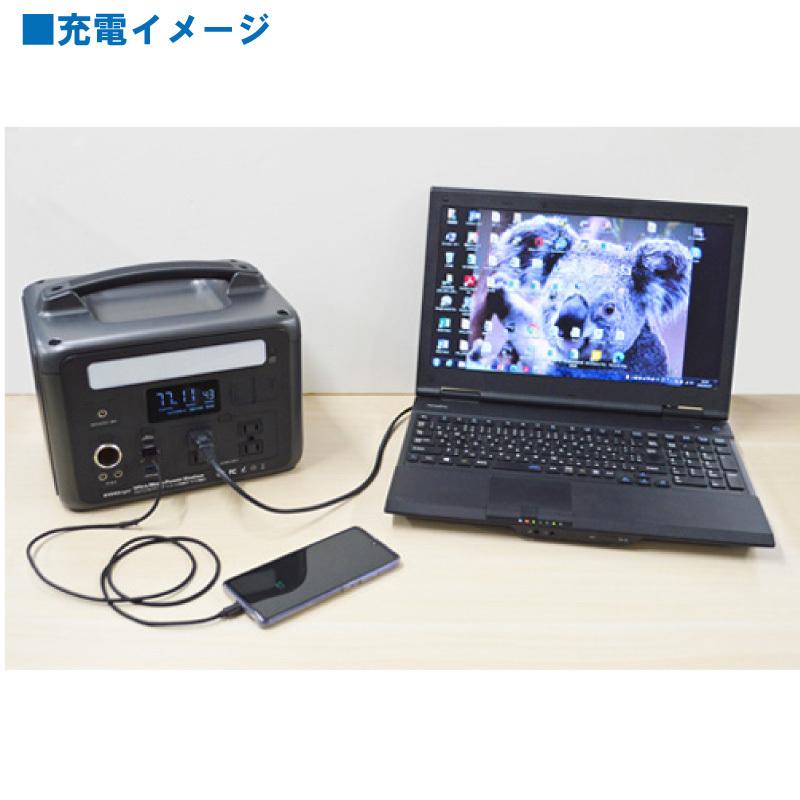 ポータブル電源❤️リン酸鉄 600W 最大1200W ライト搭載 ワイヤレス充電✨ ポータブル電源 防災 大容量 リン酸鉄リチウム電池 EVERBright