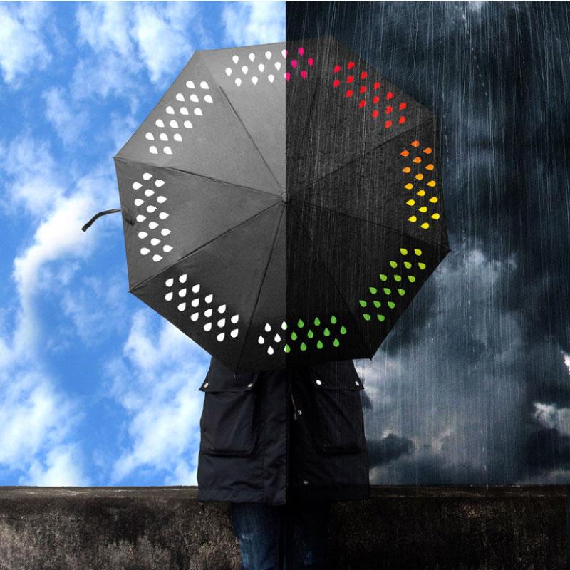 折りたたみ傘 傘 SUCK UK Umbrella Colour Change カラーチェンジ