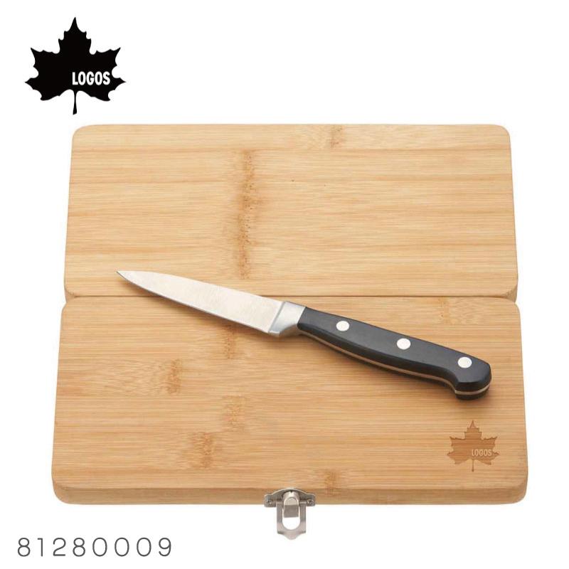 LOGOS（ロゴス） アウトドア 包丁 まな板 Bamboo ナイフ＆まな板セット