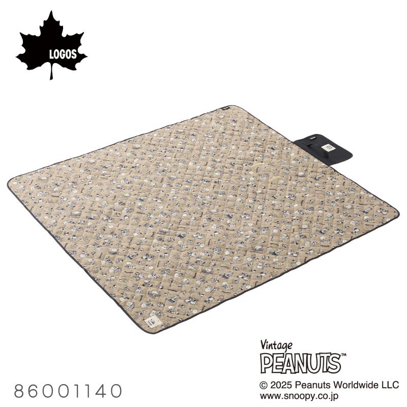 珍品（非売品）⭐︎ モステントのバナーシート LOGOS レジャーシート 厚手 防水 SNOOPY PEANUTS 75years