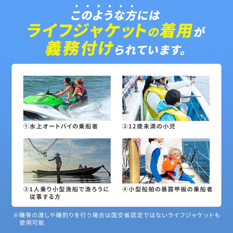 ライフジャケット 桜マーク タイプA 首掛式 自動膨張機能付き 法定備品