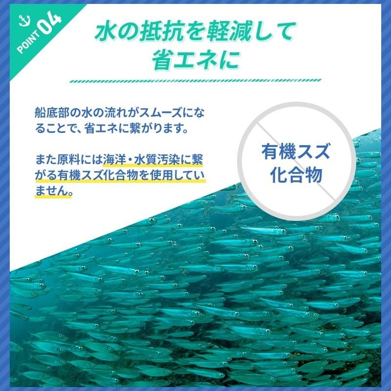 船底塗料 シージェット Seajet 033 2L 亜酸化銅タイプ 自己研磨型 中国塗料 黒 白 青 赤 マリンペイント ボート 船舶用品｜osawamarine｜08