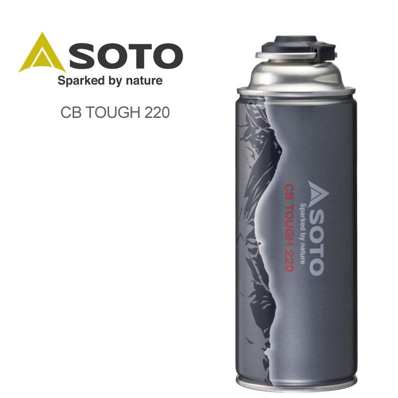 SOTO ガス燃料 ガス缶 SOTO CB TOUGH 220 st-712 重量 334g 登山 雪山