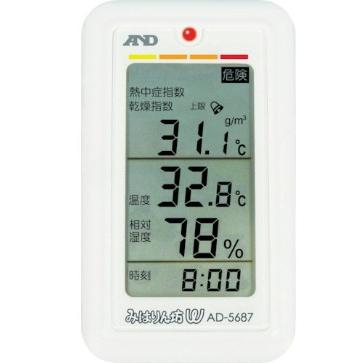 Ａ＆Ｄ　くらし環境温湿度計 AD-5687 （みはりん坊W） の商品画像