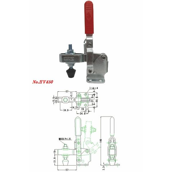 角田興業　　クランプ  NO.HV450｜osc-shop