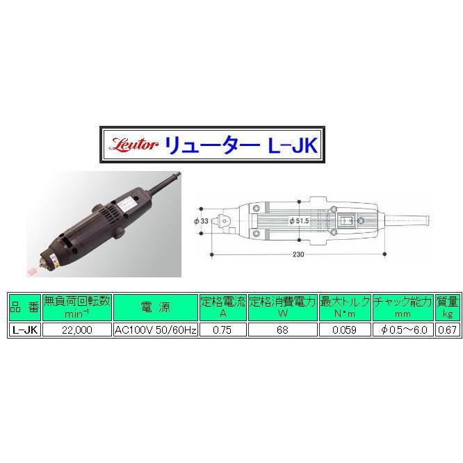 日本精密機械工作株式会社 リューター 小型ハンドグラインダー L-JK