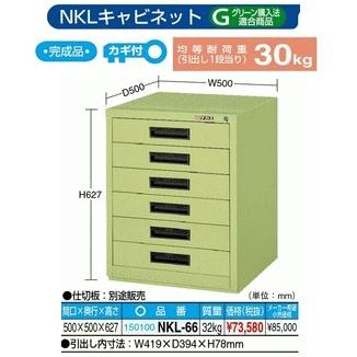 日本店舗 【代引不可】　サカエ 　NKLキャビネット　NKL-66