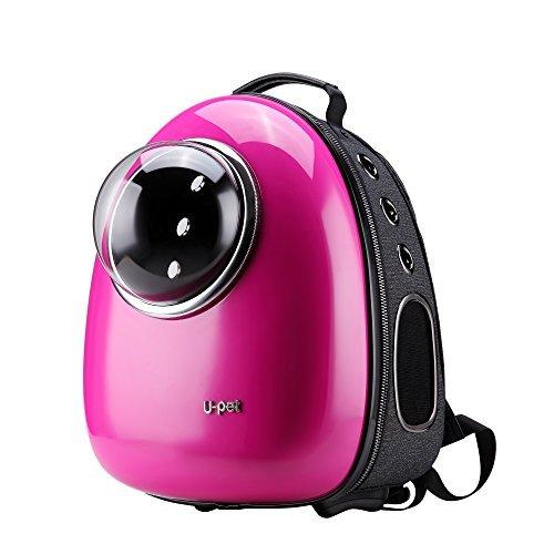 楽天1位 U Pet ペットキャリーバッグ 宇宙船カプセルペットバッグ 高品質 多機能 透明カバー 通気カバー付き 現金特価 Azerbaijanfoundation Az