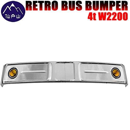 汎用 バス バンパー レトロ オバQ メッキ バンパー 4トン 標準 新品
