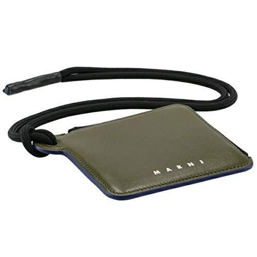 新品本物 Marni マルニ Marni マルニ 並行輸入品 Pfmi0039u0 P2644 Z1s59 Mosstone Black L字ファスナーコインケース Leather Calf メンズ 財布 財布