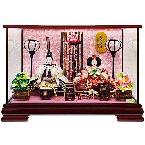 代引き手数料無料 吉徳 雛人形 ケース入り親王飾り 間口55 奥行33 高さ38cm ガラスケース メール便なら送料無料 Www Kmhsystems Com