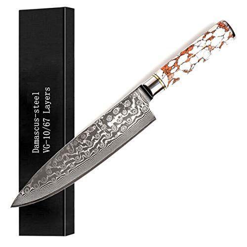 即納可能 Utaki 牛刀 包丁 ダマスカス 67層 V金10号鋼 195mm 美も使い易さも鋭い切れ味も備えた人気のプロ仕様牛刀包丁 安い販売オンライン App Digitallimegreen Co Za