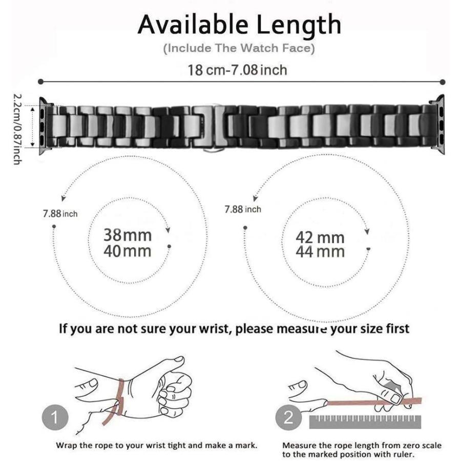 送料無料 Aottom Apple Watchバンド 40mm セラミック Iwatchバンド 38mm メンズ レディース ステンレススチール メタ 在庫あり 即納 Bitcoinbro Frankhawley Com