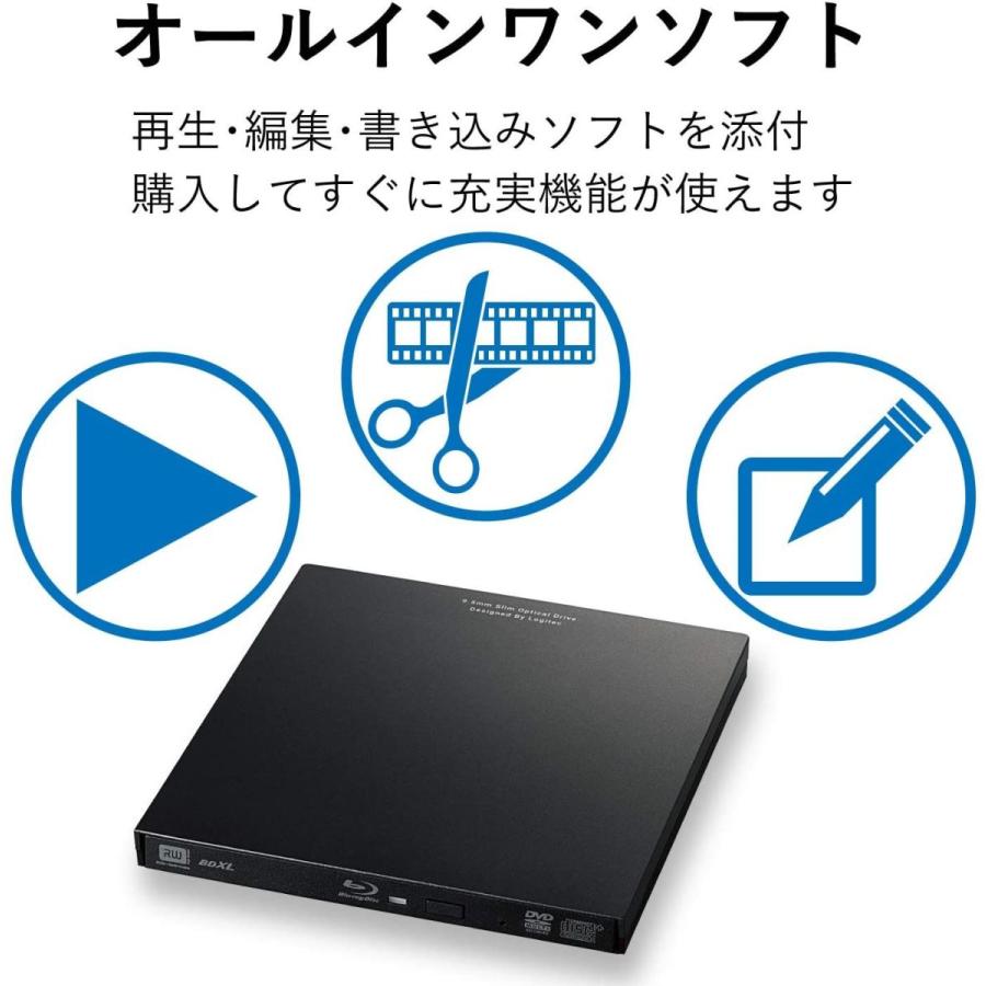 メール便なら送料無料 ロジテック ブルーレイドライブ 外付け ポータブル Usb3 0 Microsoft Surface対応 再生 編集ソフト付 Usbt エブリデイデイgjショップ 通販 Yahoo ショッピング 高級感 Stonerivergear Com