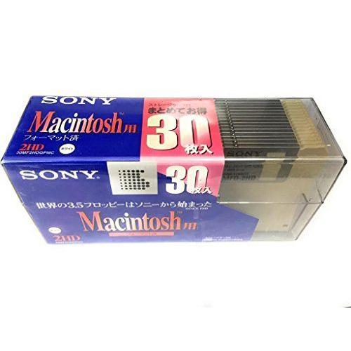 期間限定特別価格 まとめて30枚 2HD フォーマット済 Macintosh用 SONY プラスチックケース入 30MF2HDGPMC フロッピー 3.5型 フロッピーディスク