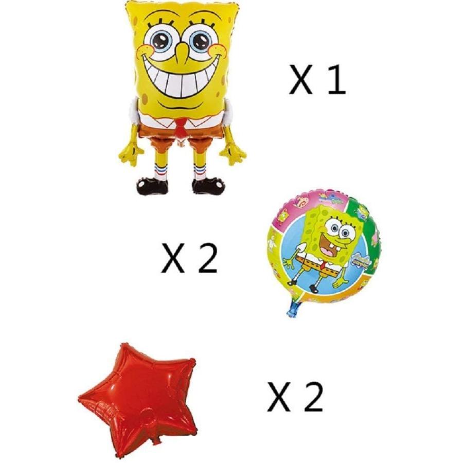 スポンジボブ 誕生日 飾り付け キャラクター イエロー 可愛い 子供 男の子 女の子 ケーキトッパー バルーン 風船 スター レッド Hap 014 エブリデイデイgjショップ 通販 Yahoo ショッピング