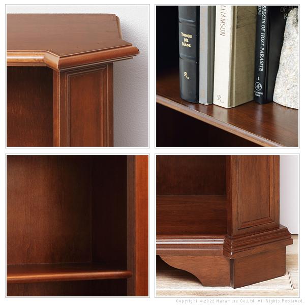 イタリア 家具 ヴェローナクラシック 5段ブックシェルフ W98cm 本棚  輸入家具 収納 リビング収納 アンティーク風 エレガント おしゃれ 天然木 |  | 03