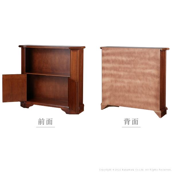 イタリア 家具 ヴェローナクラシック オープンキャビネット W98cm ロータイプ 本棚  輸入家具 収納 リビング収納 アンティーク風 エレガント おしゃれ 天然木 |  | 05