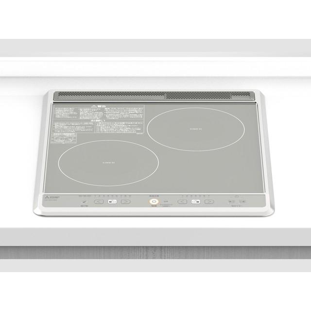 送料無料 CS-G217BS 三菱IHクッキングヒーター (2口グリル無しビルトイン） | 三菱