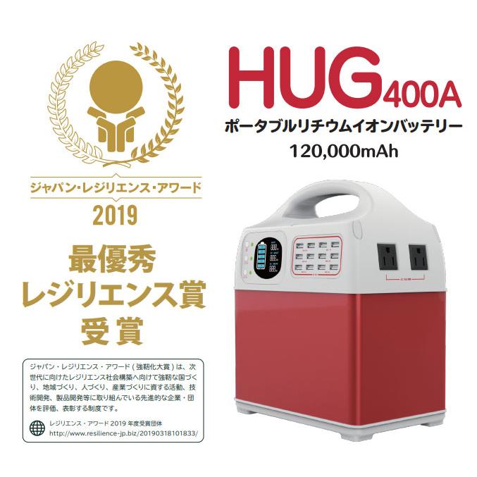 即納可能！HUG400A ポータブルリチウムイオンバッテリー ポータブル蓄電池 120,000mAh 災害時の非常用電源 安全 充電 災害 非常用 バッテリー |  | 01