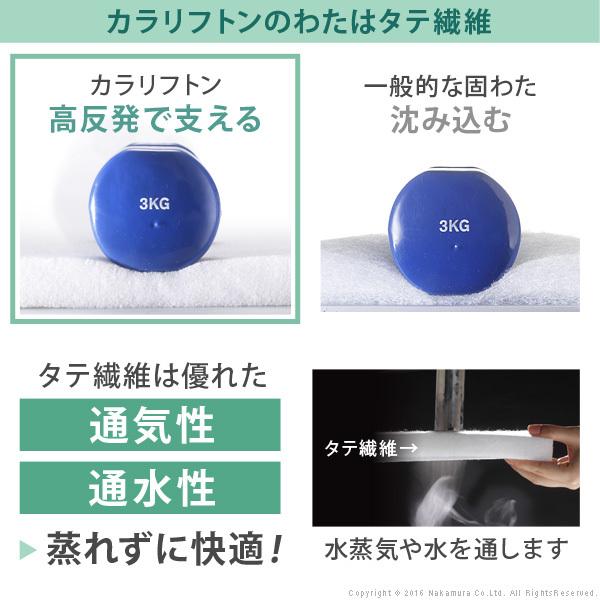 敷き布団 ダブル 吸湿する1枚で寝られるオールインワン敷布団 〔カラリフトン〕 ダブル 除湿 |  | 11