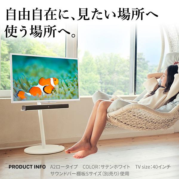 EQUALS 組立設置付き WALLインテリアテレビスタンドA2 ロー
