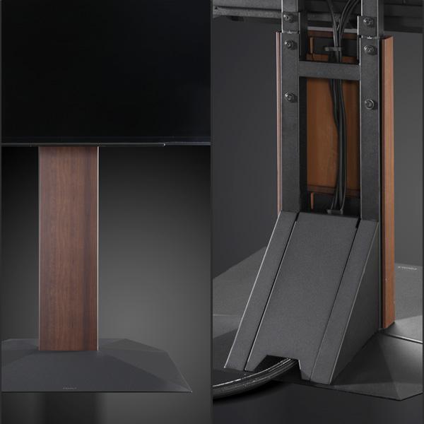 WALLインテリアテレビスタンドV3ロータイプ専用 コーナー兼用自立ベース 幅76cm テレビスタンド  自立 コーナー パーツ WALLオプション EQUALS イコールズ | EQUALS | 07