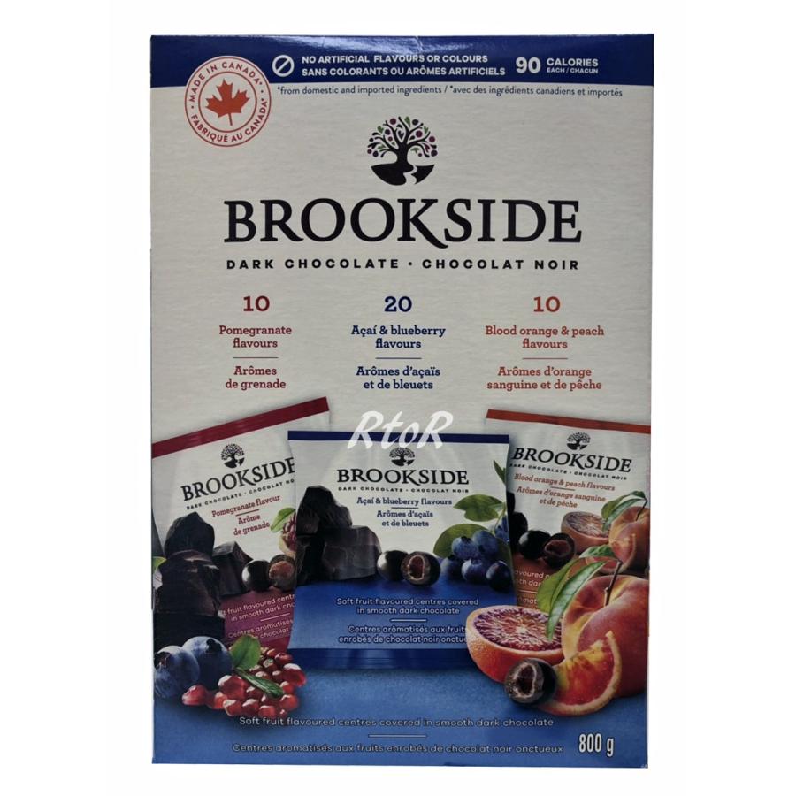 箱入り Brookside ダークチョコレートアソート 40パック入り ザクロ アサイー ブルーベリー ブラッドオレンジ ピーチ 大容量 800g ブルックサイド お洗濯屋さん 通販 Yahoo ショッピング