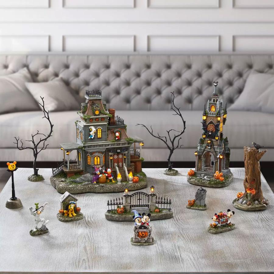 送料無料 ディズニー ハロウィン ビレッジ 12ピースセット ハロウィンヴィレッジ ミッキーマウス 置物 ハロウィン飾り お洗濯屋さん 通販 Yahoo ショッピング