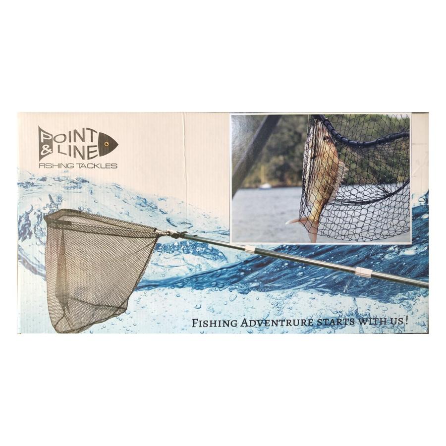Point Line フォールディングネット 網 釣りのタモ 1 9m アルミフレーム ステー付き ランディングネット 折畳式 伸縮式 全長114cm 190cm 軽量アルミ製 お洗濯屋さん 通販 Yahoo ショッピング