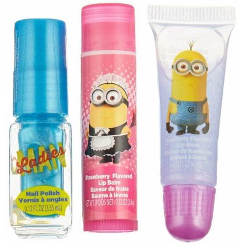 メール便送料無料 ミニオンズ ミニメイクセット Kiss It Paint It Makeup Kit メイクアップセット ネイル リップバーム グロス はがせるマニキュア Dm0091sa お洗濯屋さん 通販 Yahoo ショッピング