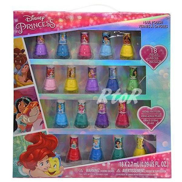18本 ディズニープリンセス 18本セット はがせるマニキュア 箱入り