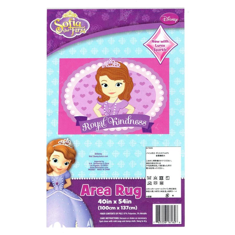 Disney ちいさなプリンセスソフィア エリアラグ プレイラグ 100 137cm アクセントラグ カーペット マット ディズニーsofia Rug New お洗濯屋さん 通販 Yahoo ショッピング
