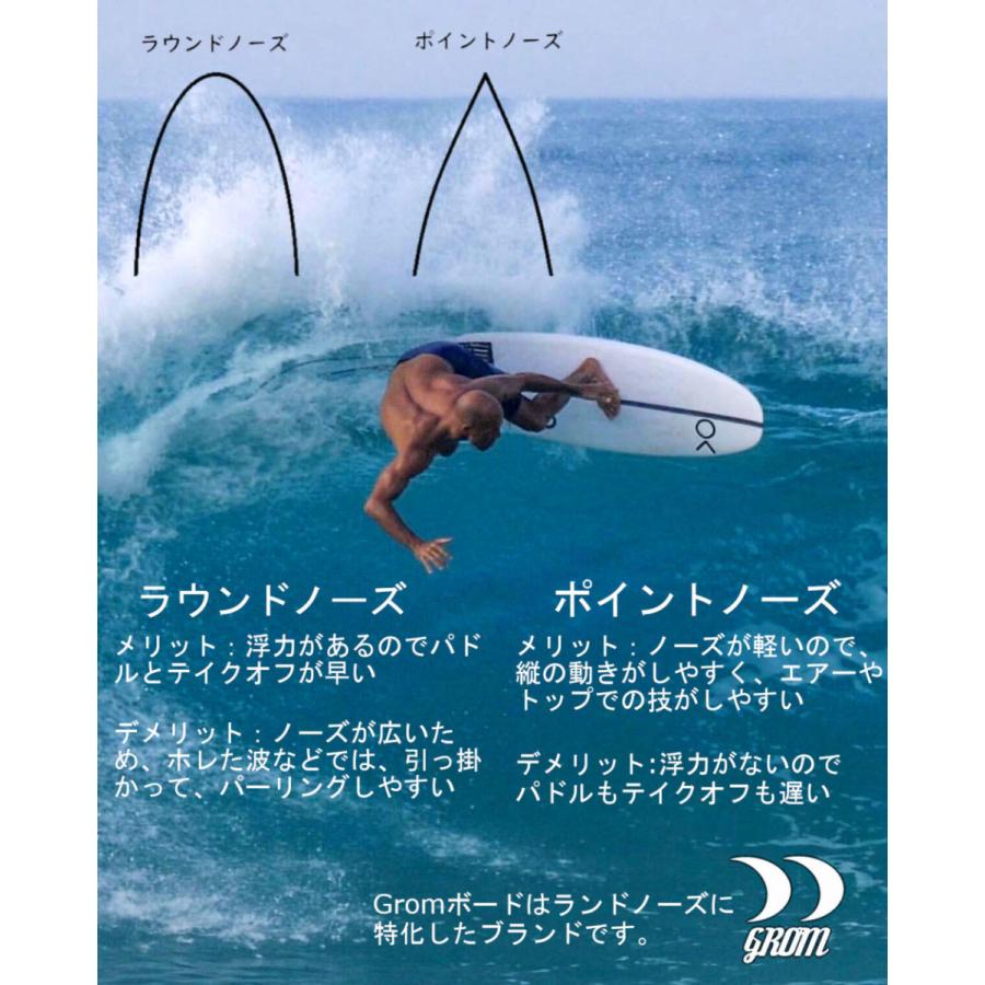 初心者や中高年サーファー向けにデザインされたショートボード