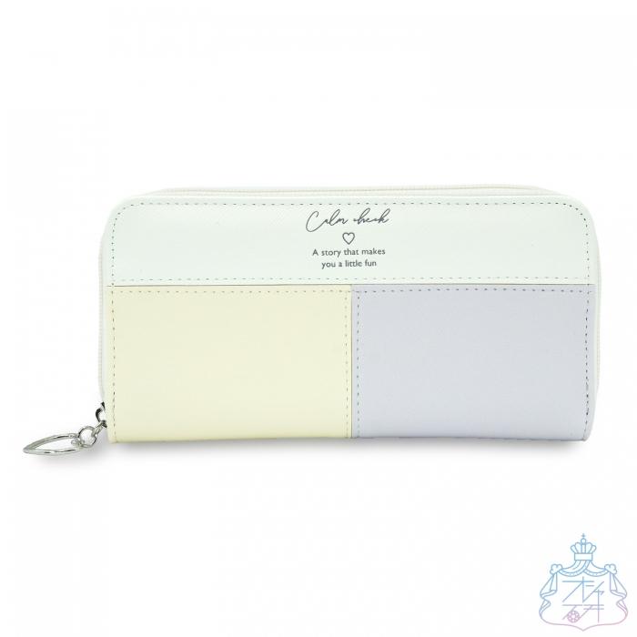 ペールトーン ラウンド 長札 財布 YE/PU 長財布 レディース おしゃれ  