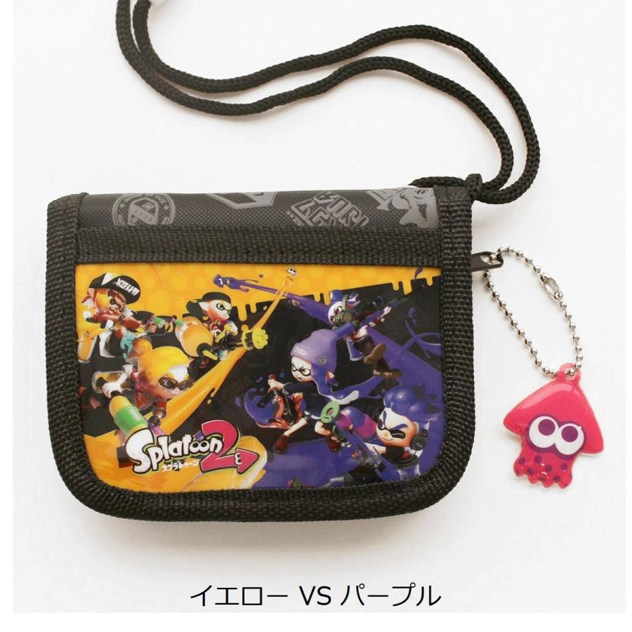 財布 スプラトゥーン2 公式ウォレット(対決 イエローvsパープル インクカラー)2つ折り メール便は送料無料 SPT-563 733 743｜oshare-zakka｜05