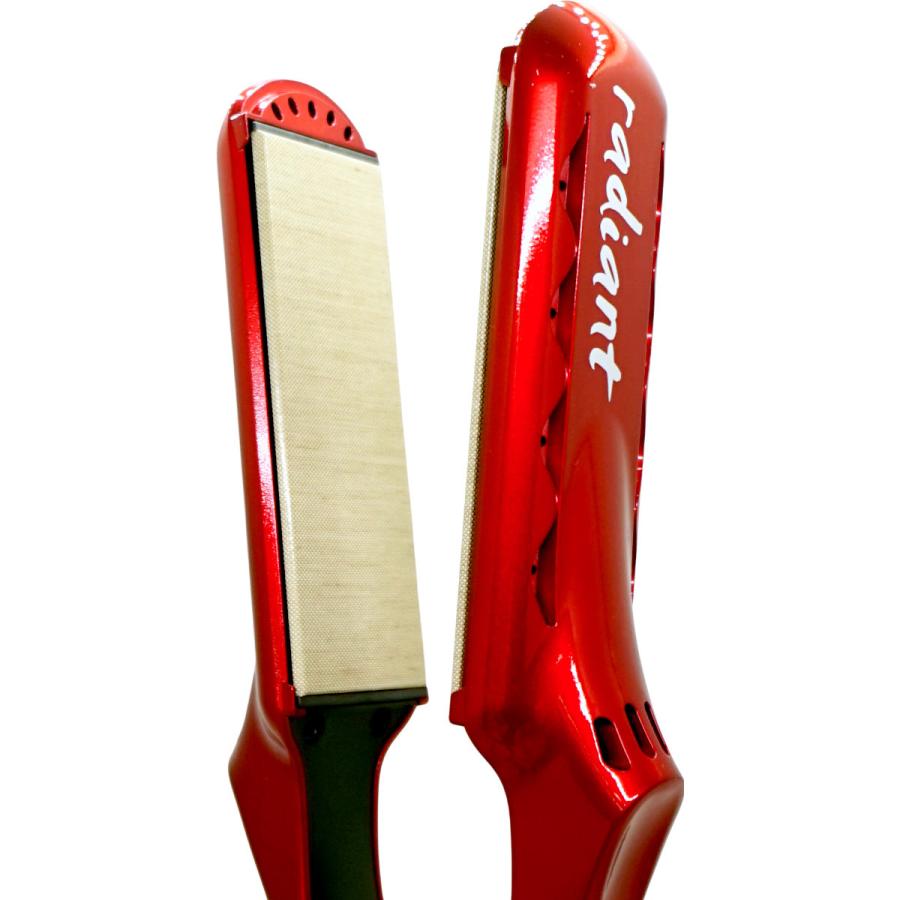 ラディアント LM-126 ストレートヘアアイロン レッド 35mm ラディアント シルクプロアイロン ストレート 正規販売店 シリアル付き