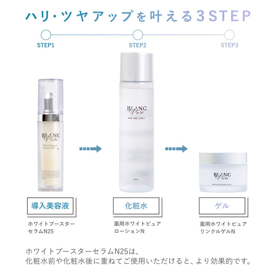 ブランピュア ナイアシンアミド 化粧水 薬用ホワイトピュアローションN 180ml 医薬部外品[美白 シワ改善 保湿 肌荒れ 乾燥 毛穴 たるみ エイジング][送料無料] |  | 03