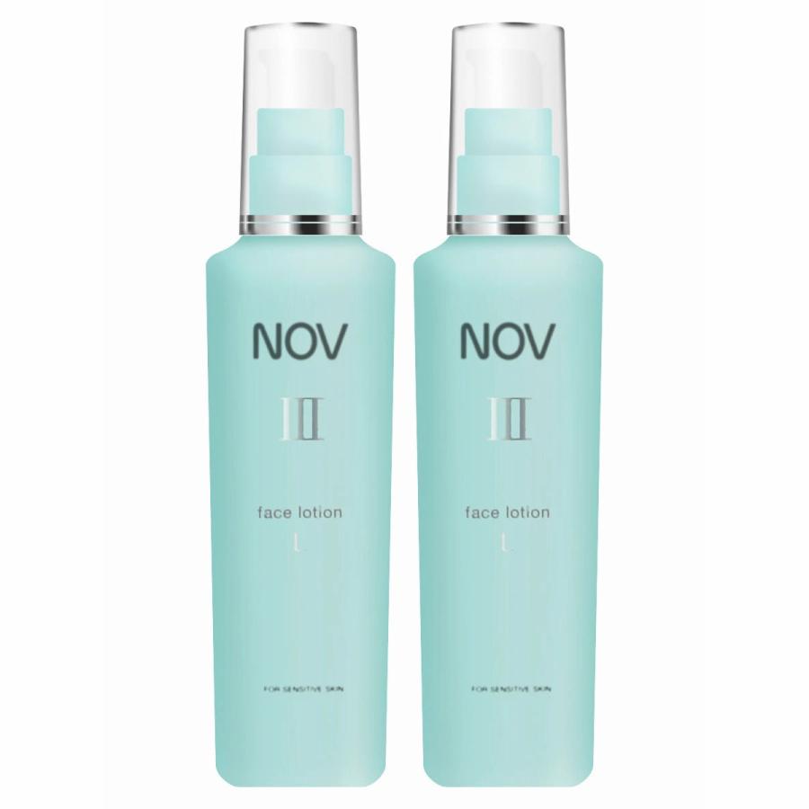 [2個セット]ノエビア NOVノブ IIIフェイスローションR 120ml(しっとり)×2本[化粧水][医薬部外品][送料無料](6011145-set2) NOV III [2個セット]ノエビア ノブ フェイスローションL 120ml