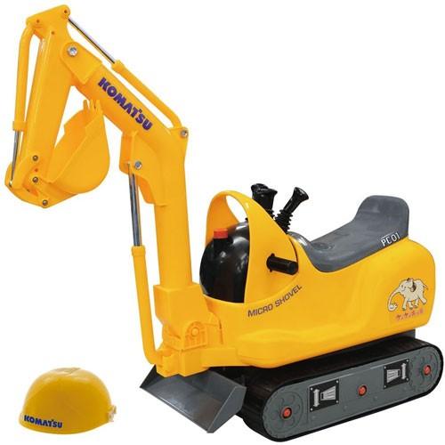 トイコー 乗用マイクロショベル コマツPC01 TOYCO[3歳〜][乗用玩具 男の子 ショベルカー シャベルカー][送料無料]*他商品との同梱不可[itm] の商品画像